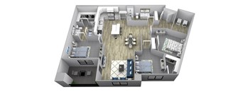3 Bed 2 Bath Floor Plan at Two Points Crossing, Wisconsin, 53593