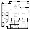 2 Bedroom G Floor Plan 2 Bedroom G Floor Plan at Two Points Crossing, Madison, Wisconsin
