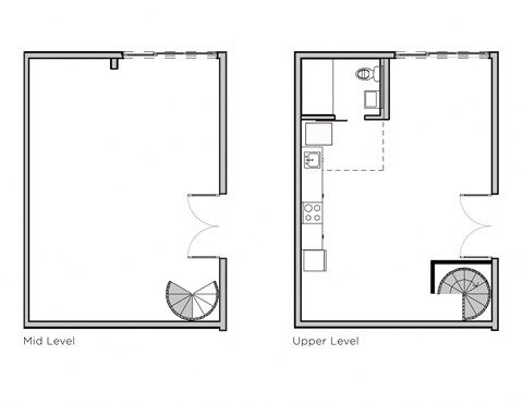 Typical Two Story Studio