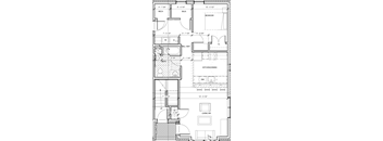 1 bedroom unit plan