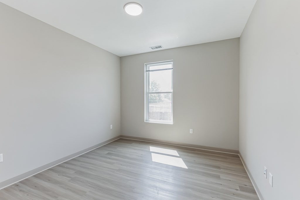 Room and vinyl plank flooring