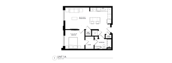 the floor plan of unit a is shown with the floor plans of the apartments available