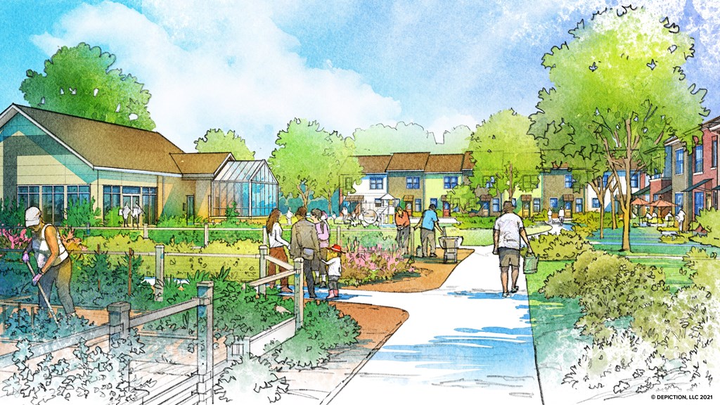 Rendering of Castlegate Community