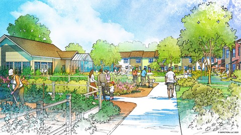 Rendering of Castlegate Community