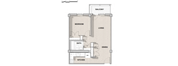 a floor plan of a small apartment