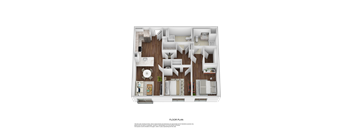 Two Bedrooms, Two Bathrooms