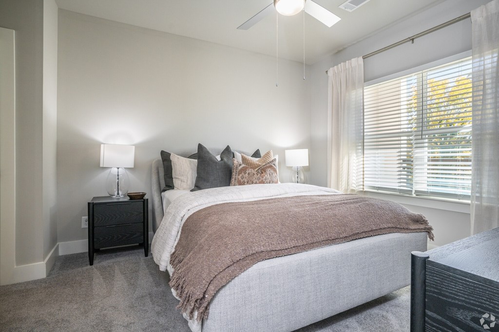 Model Bedroom at The Delaney at East Park Apartments, Kennesaw, 30144