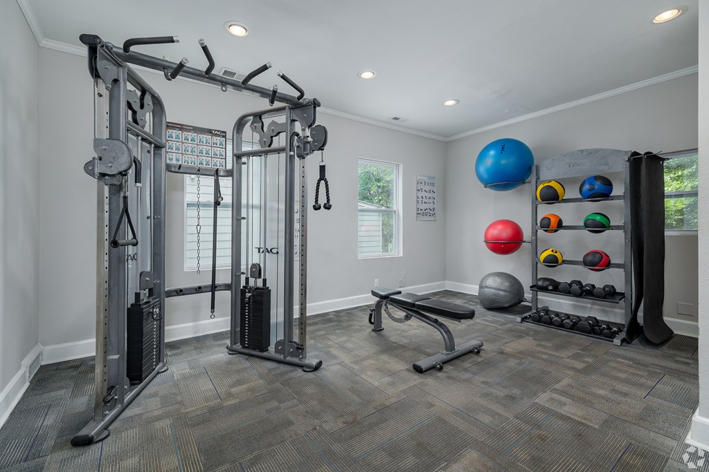 A Home Gym at Avondale Place Apartments, Avondale Estates, Georgia