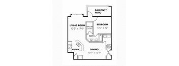 1 Bedroom/1 Bath with Garage