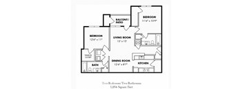 2 Bedroom/2 Bath A