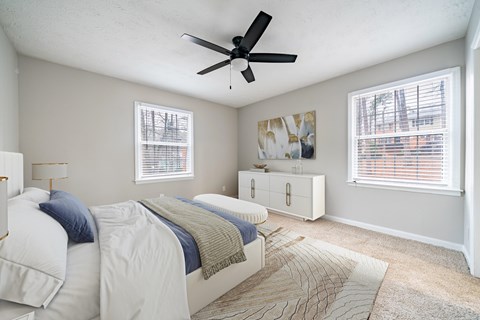 Primary Bedroom at Mountain Place Apartments, Stone Mountain, Georgia