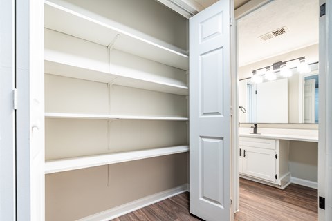 White Closet at Mountain Place Apartments, Stone Mountain, GA, 30083