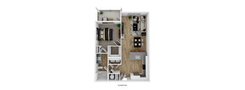 1 bed 1 bath at The Hendry Apartments, Fort Myers, Florida