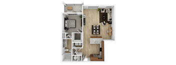 1 bed 1 bath C at The Ashton at East Park Apartments, Kennesaw, GA, 30144