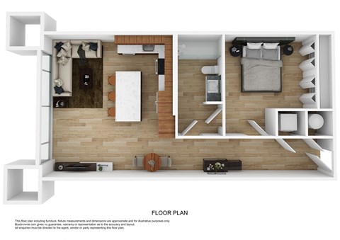 A1B Floor Plan at The 600, Birmingham