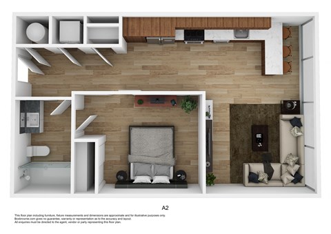 A2 Floor Plan at The 600, Alabama