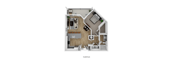 1 bed 1 bath E at The Hendry Apartments, Fort Myers, FL