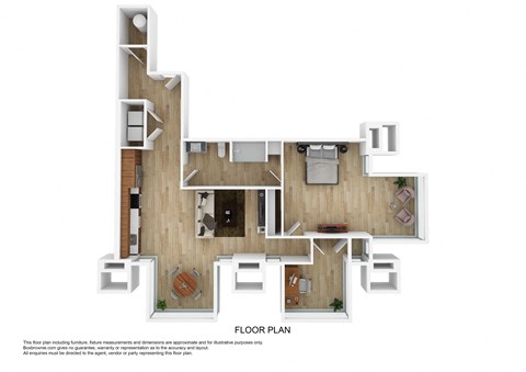 A4A Floor Plan at The 600, Birmingham, 35203