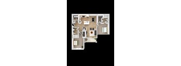 2 bed 2 bath at The Exchange at Crestview Apartments, Crestview, FL