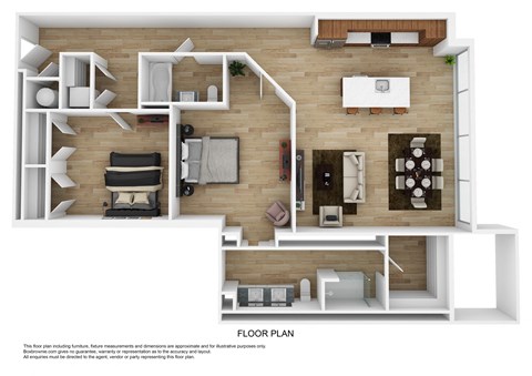 B1B Floor Plan at The 600, Alabama