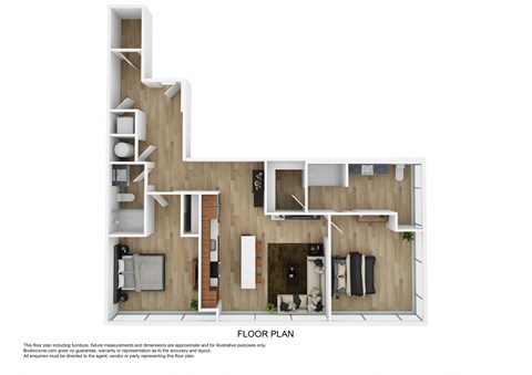 B3 Floor Plan at The 600, Alabama