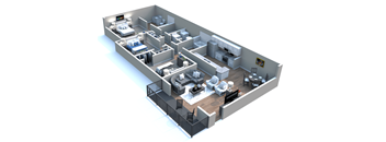 3 bedroom/2 bath apartment at Viera Aiken Apartments in Aiken, SC, 29803.