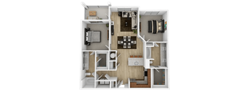 2 bed 2 bath at The Collective Upper Westside Apartments, Georgia, 30318