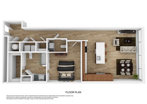D1A Floor Plan at The 600, Birmingham