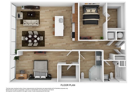 D2 Floor Plan at The 600, Alabama