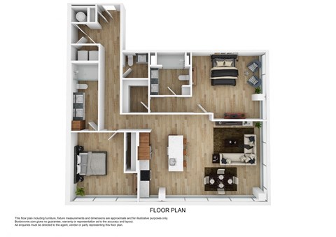 D2C Floor Plan at The 600, Birmingham, AL