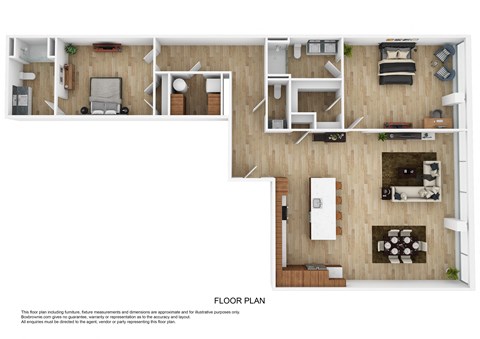 D2D Floor Plan at The 600, Birmingham, 35203