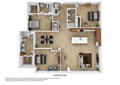 D3A Floor Plan at The 600, Birmingham
