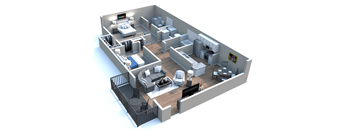 2 bedroom/2 bath apartment at Viera Aiken Apartments in Aiken, SC, 29803.