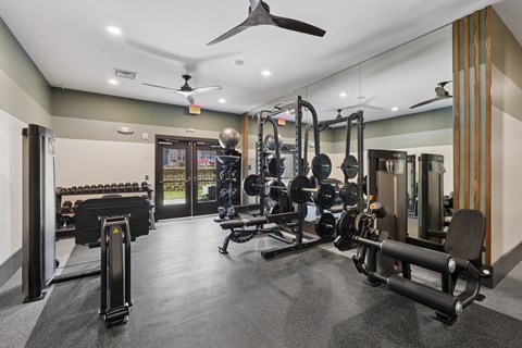 Fitness Room at The SoHo Luxury Apartments, Raleigh, NC, 27603