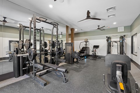 Fitness Center at The SoHo Luxury Apartments, North Carolina, 27603