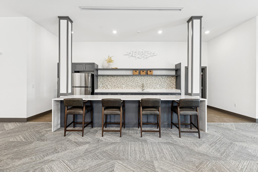 Clubhouse kitchen at The Leo Myrtle Beach, Myrtle Beach, SC