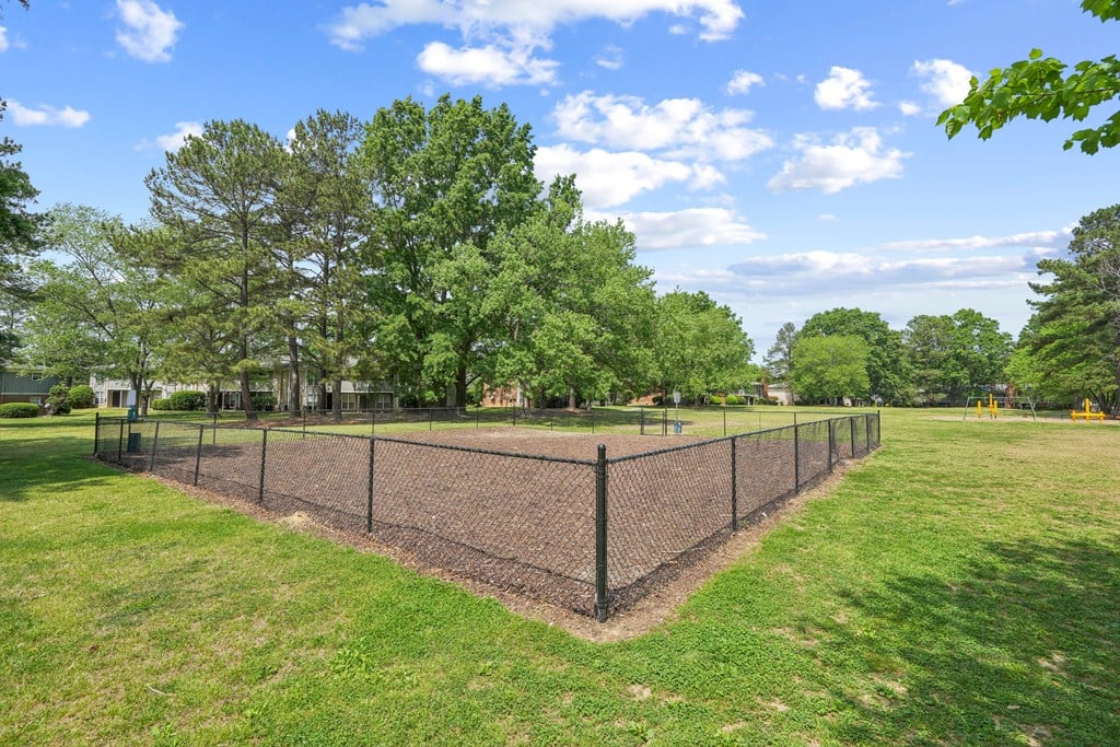 Ourdoor space at Lexington on the Green, North Carolina