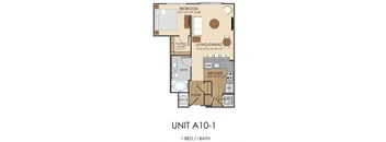 A10 Floor Plan at Hidden Creek, Gaithersburg