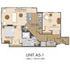 Hidden Creek Apartments Gaithersburg Maryland 1 bedroom 1 bath apartment with den