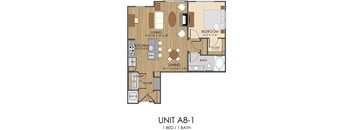 A8 Floor Plan at Hidden Creek, Maryland, 20877