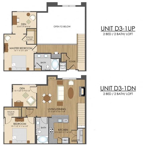 D3 Floor Plan at Hidden Creek, Maryland, 20877