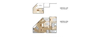 D5 Floor Plan at Hidden Creek, Gaithersburg, MD