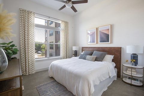 Bedroom at The Monroe Apartments, Texas, 78741