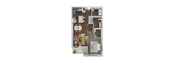 The Myrtle floorplan at The Parker Myrtle Beach, Myrtle Beach, South Carolina