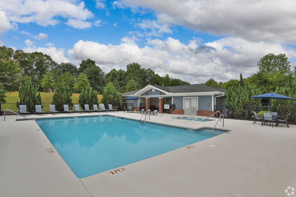 take a dip in our resort style pool