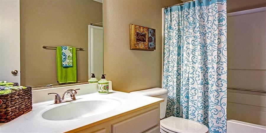 Bathroom at Cape Landing, Myrtle Beach, South Carolina