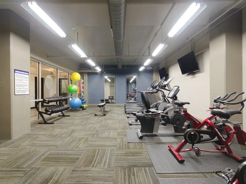 Gym at 500 Fifth Apartments, Tennessee, 37219