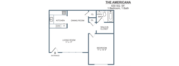 1 Bedroom, 1 Bath Apartment at Madison Flats, Madison, TN, 37115.