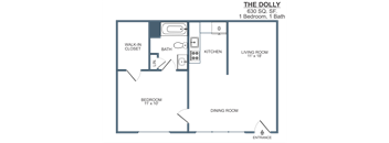 1 Bedroom, 1 Bath 630 SF apartment at Madison Flats, Madison, TN, 37115.