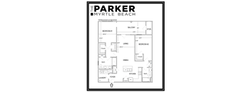 2 bed 2 bath at The Parker Myrtle Beach, South Carolina, 29588